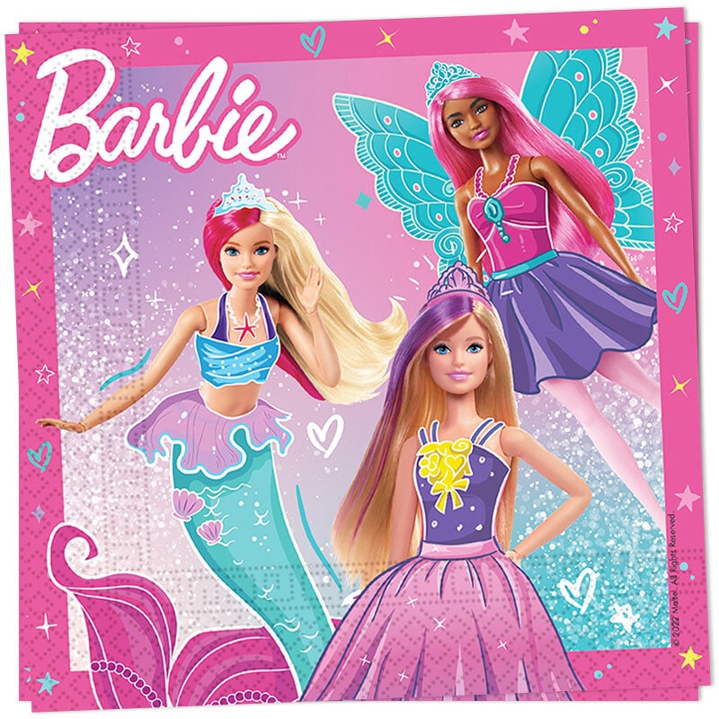 Barbie - Servetten 20er-Pack