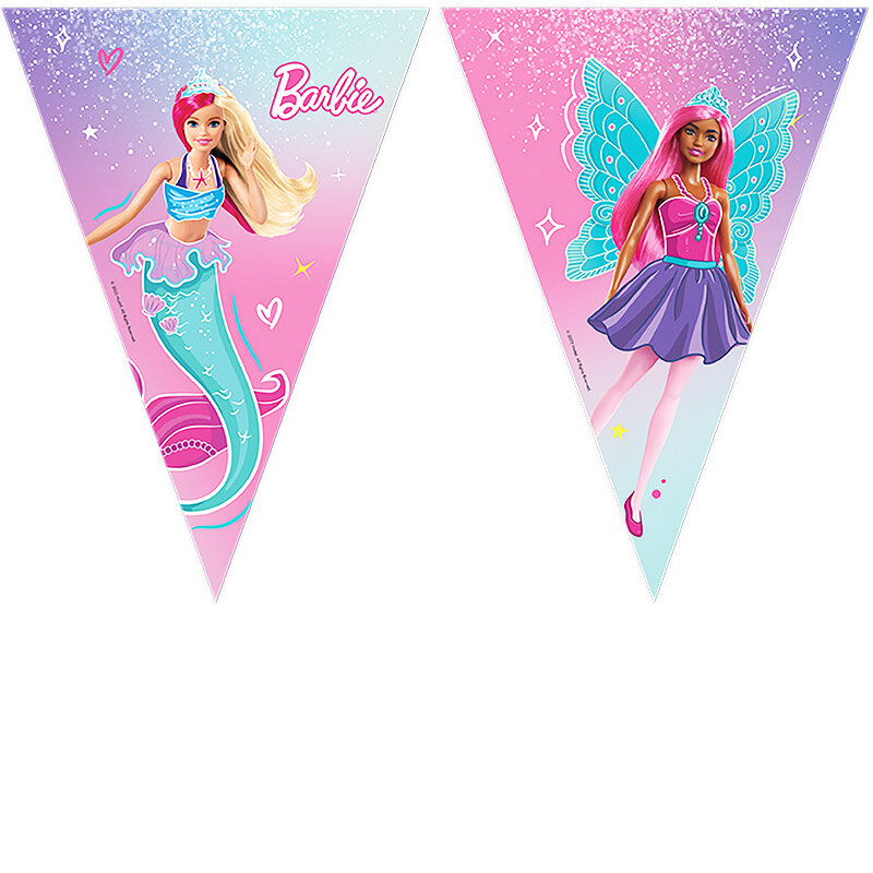 Barbie - Wimpelkette 230 cm