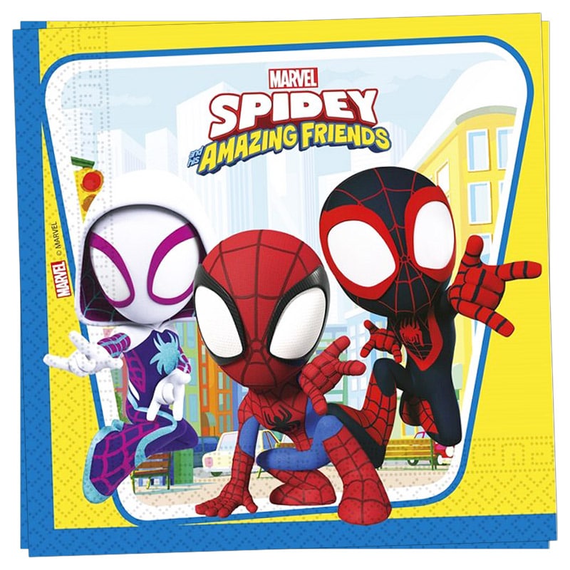 Spidey And His Amazing Friends - Servietten 20er-Pack
