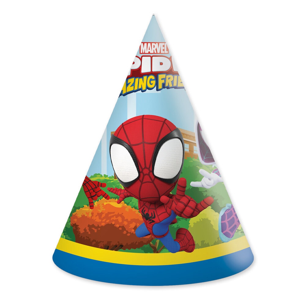 Spidey And His Amazing Friends - Partyhüte 6er-Pack