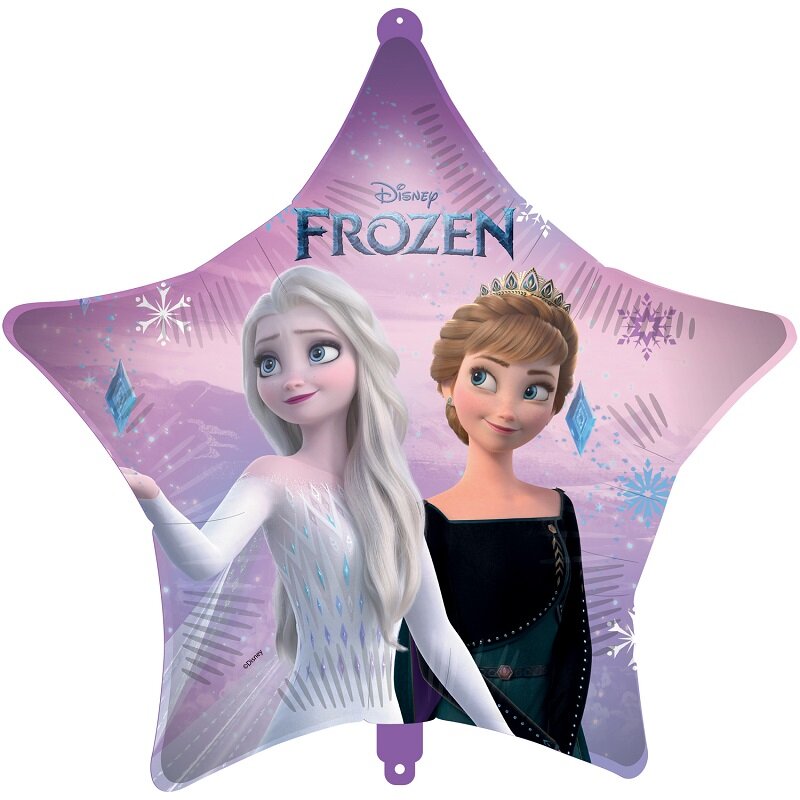 Disney Frozen - Sternförmiger Folienballon mit Ballongewicht