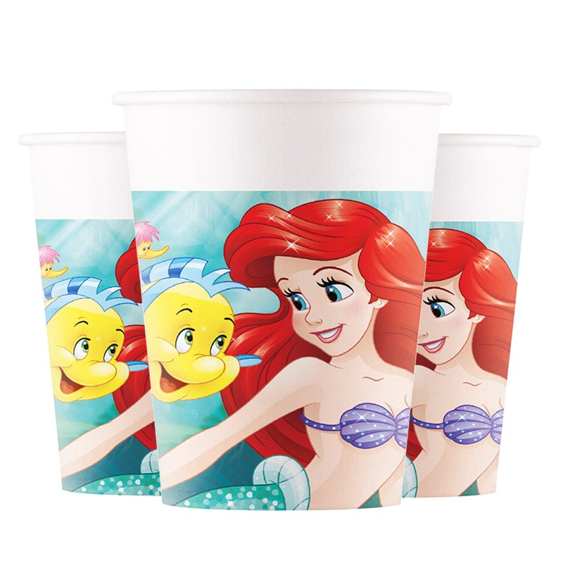 Ariel - Pappbecher 8er-Pack