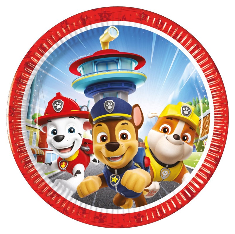 Paw Patrol - Kuchenteller 8er-Pack