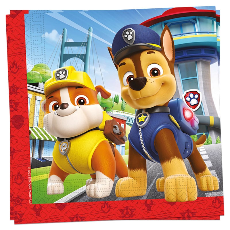 Paw Patrol Rescue Heroes - Servietten 20er Pack