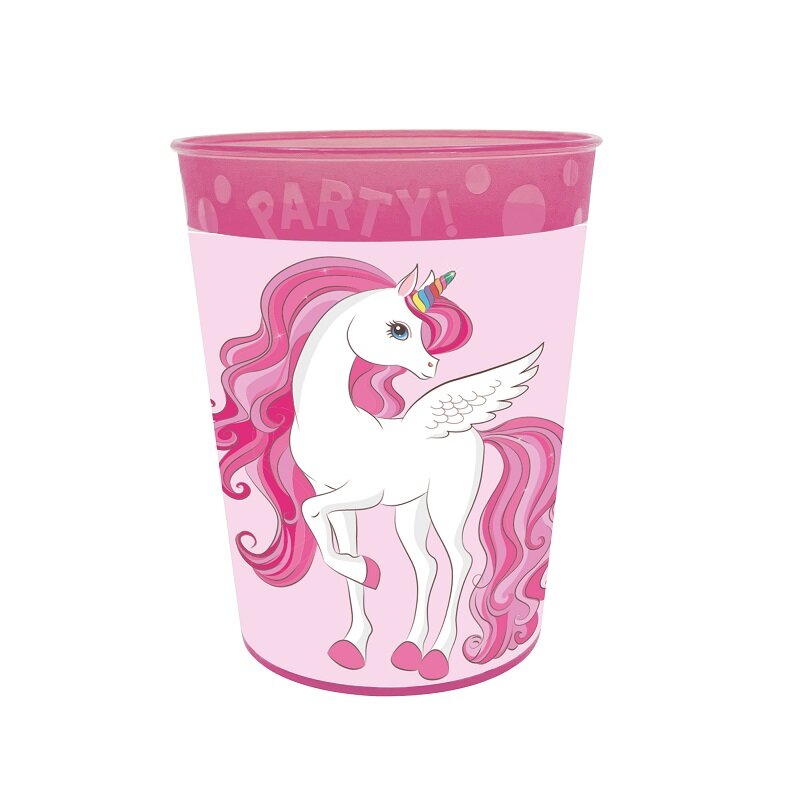 Einhorn - Plastikbecher 250 ml