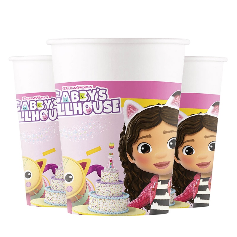 Gabby's Dollhouse - Pappbecher 8er-Pack