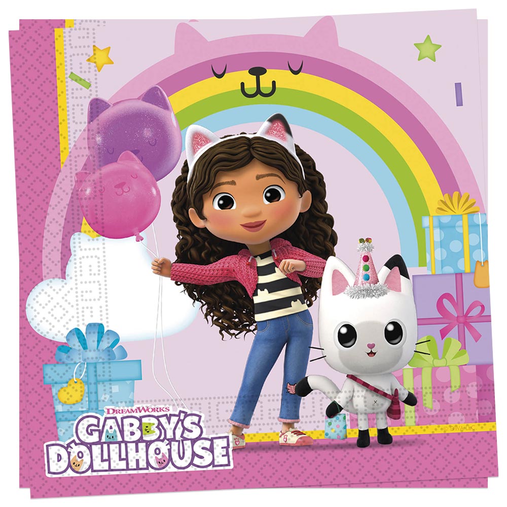 Gabby's Dollhouse - Servietten 20er-Pack