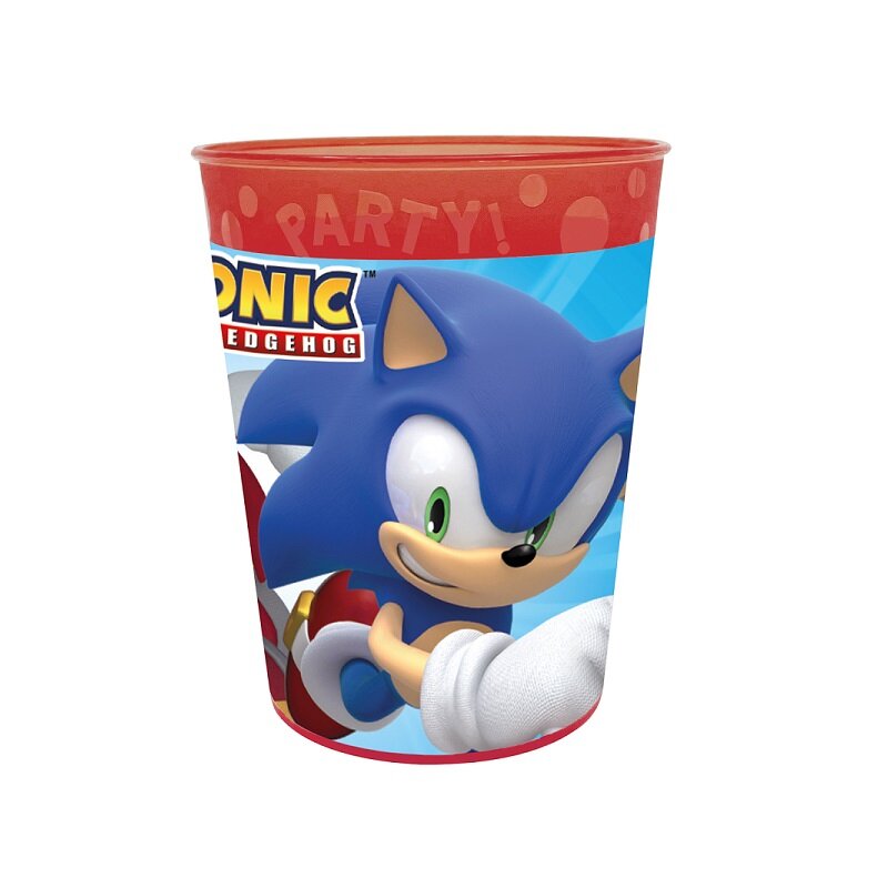 Sonic the Hedgehog - Plastikbecher 250 ml, 4er-Pack