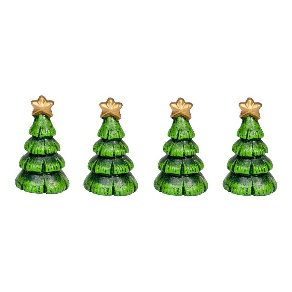Wichteltür-Zubehör - Weihnachtsbäume 4er-Pack