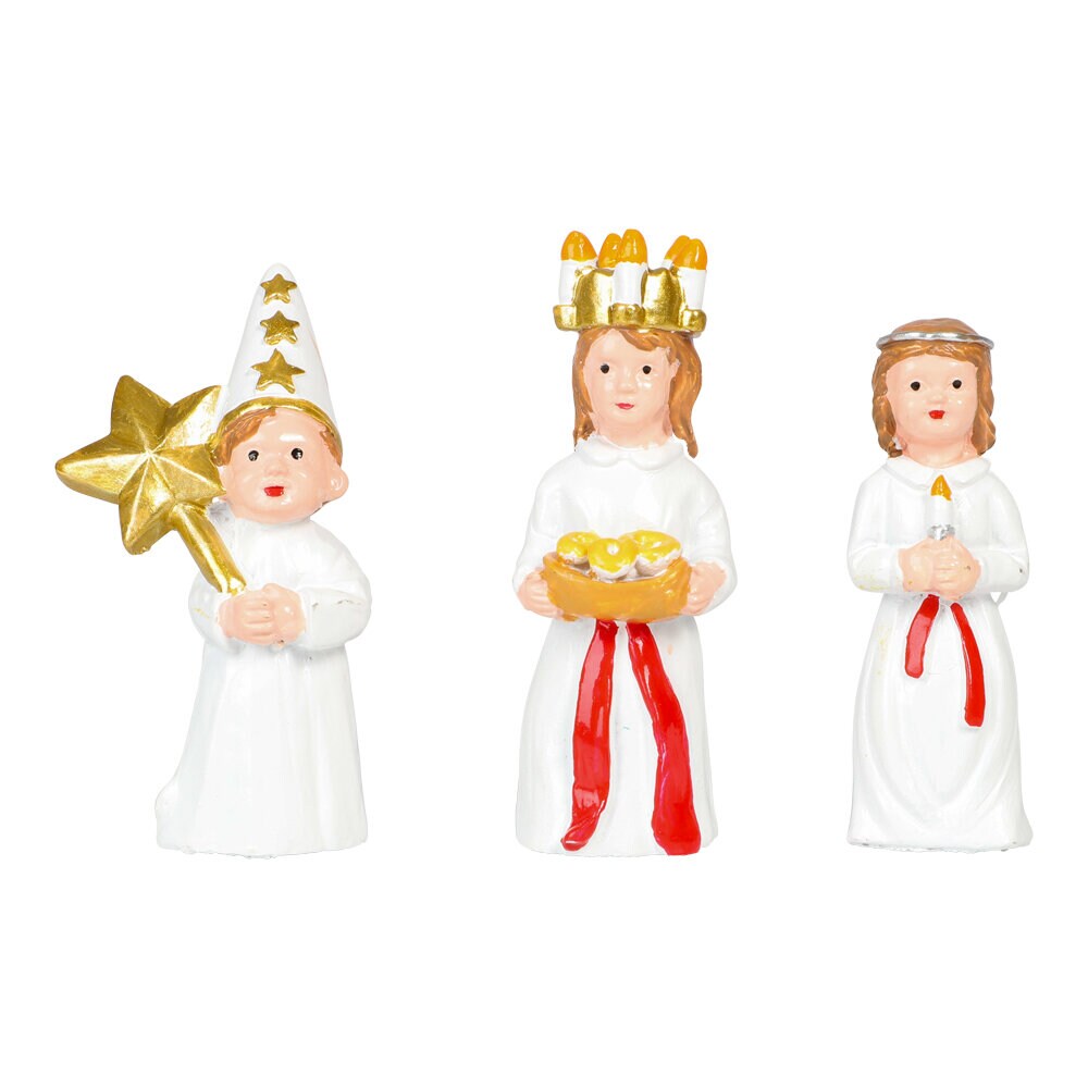 Wichteltür-Zubehör - Lucia-Figuren 3er-Pack