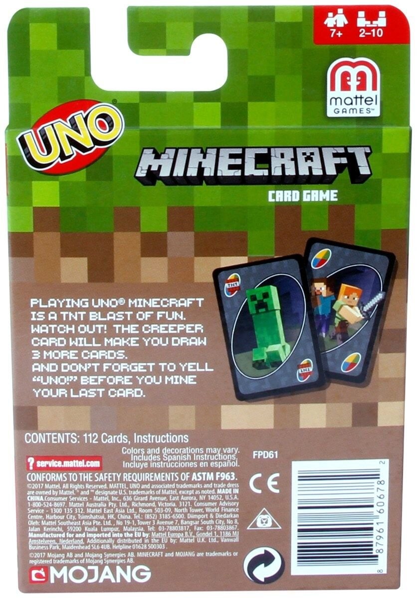 Minecraft - UNO-Kartenspiel