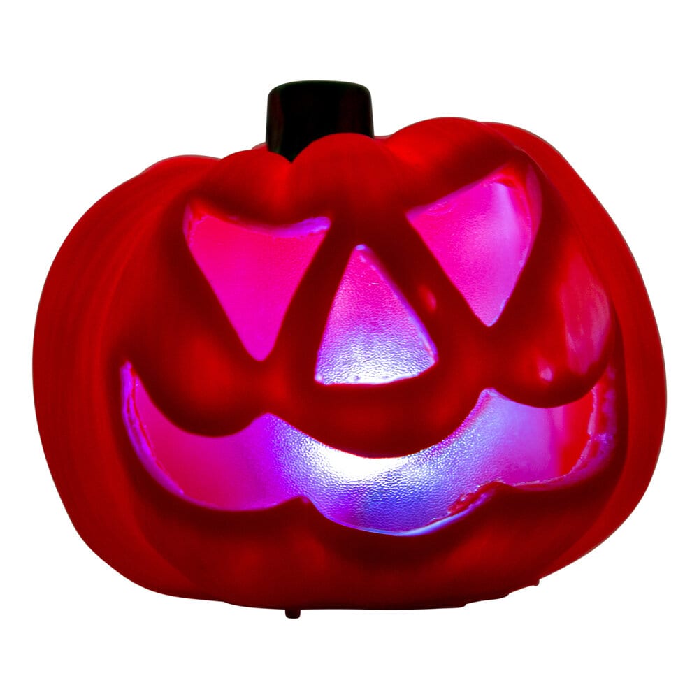 Leuchtender Halloween-Kürbis mit Farbwechsel-Licht