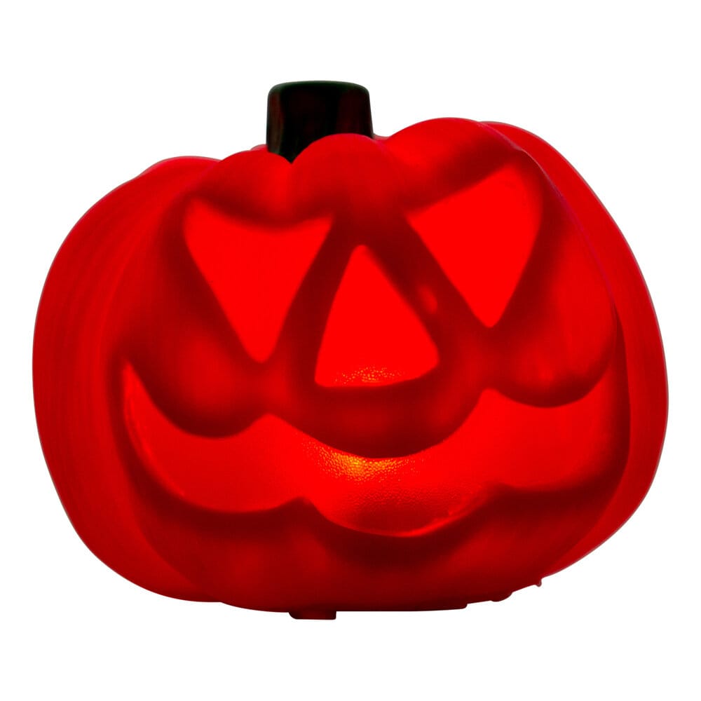 Leuchtender Halloween-Kürbis mit Farbwechsel-Licht