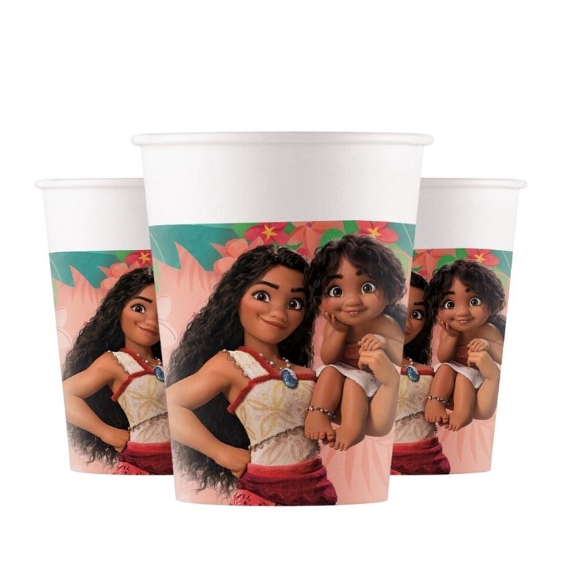 Vaiana 2 - Pappbecher 8er-Pack