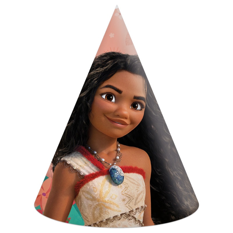 Vaiana 2 - Partyhüte 6er-Pack