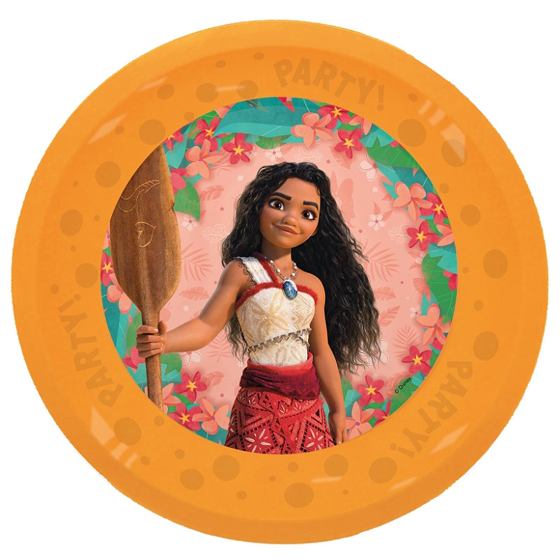 Vaiana 2 - Teller aus Kunststoff 21 cm 4er-Pack