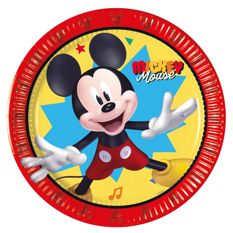 Mickey Maus - Kuchenteller 8er-Pack