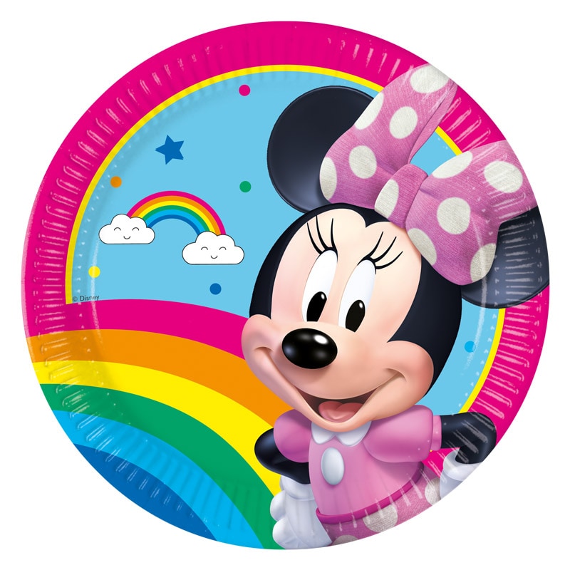 Minnie Maus - Kuchenteller 8er-Pack
