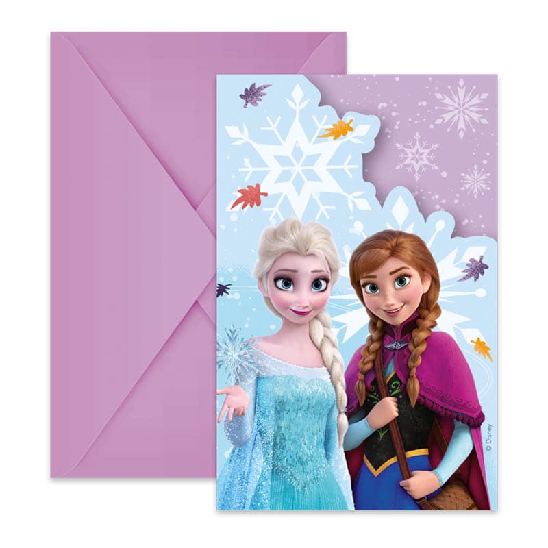 Disney Frozen - Einladungskarten 6er-Pack
