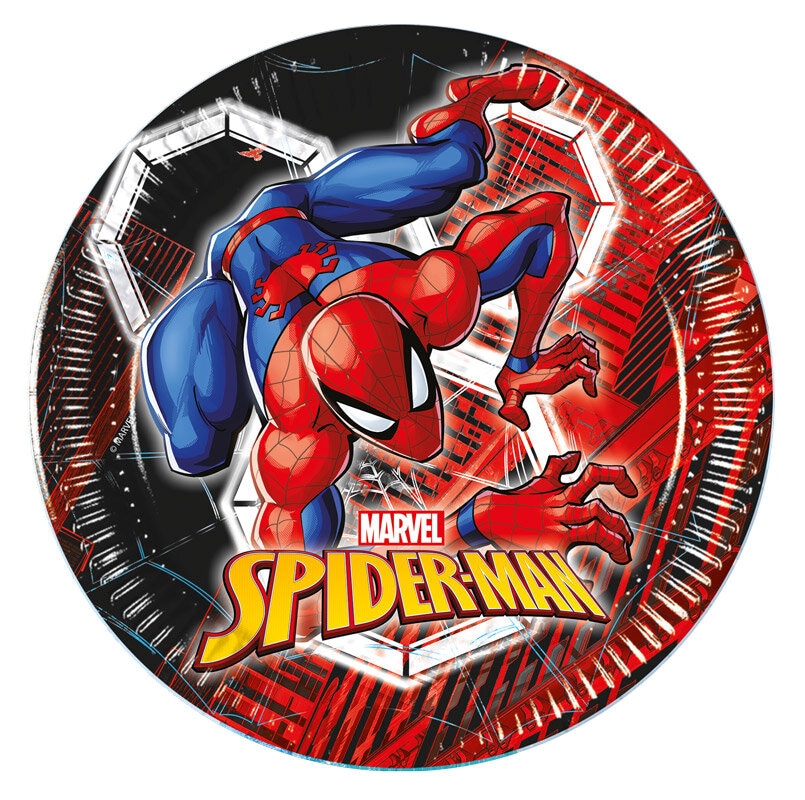 Spider-Man Kuchenteller 8er-Pack