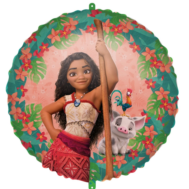 Vaiana 2 - Folienballon mit Ballongewicht 46 cm