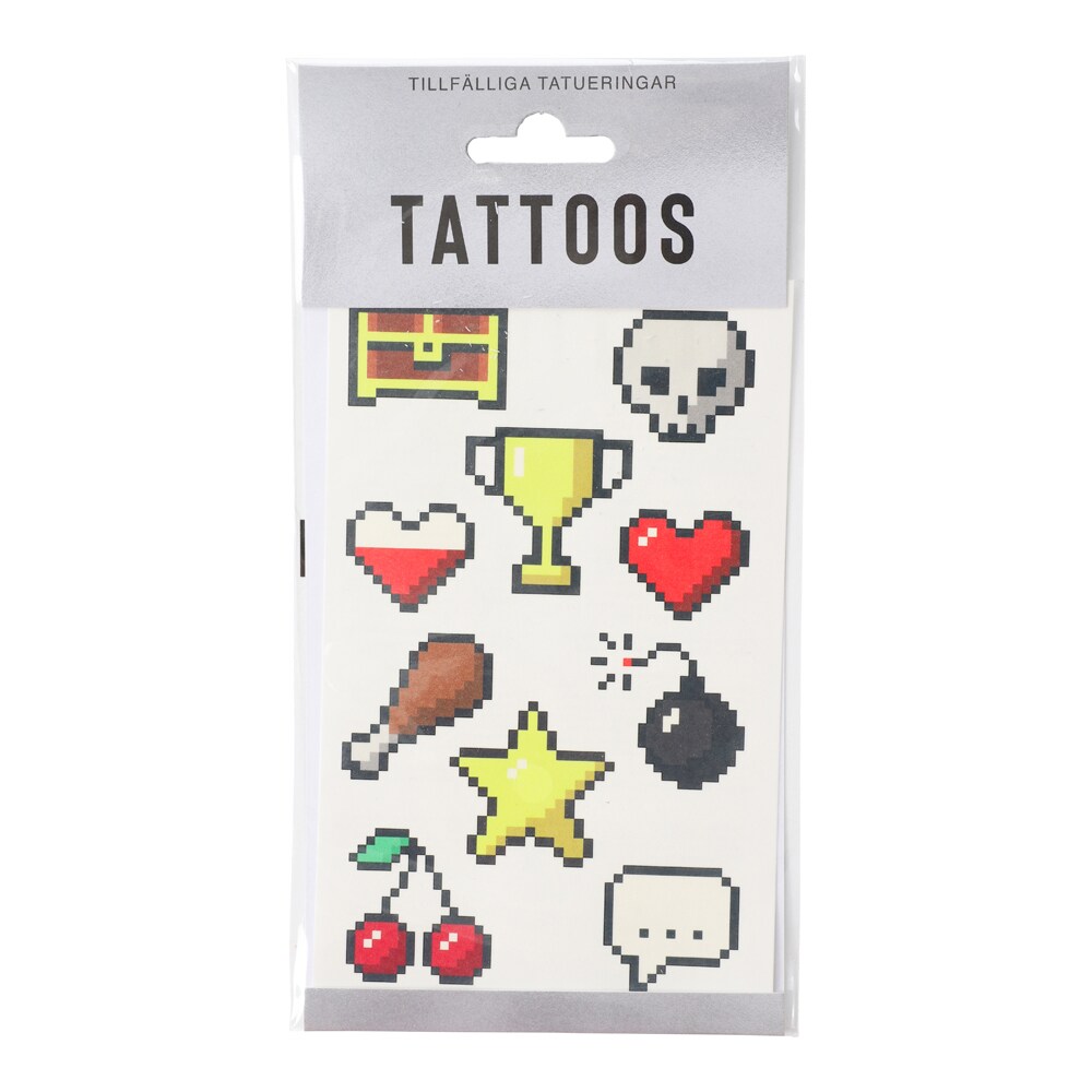 Pixel Tattoos 10er-Pack