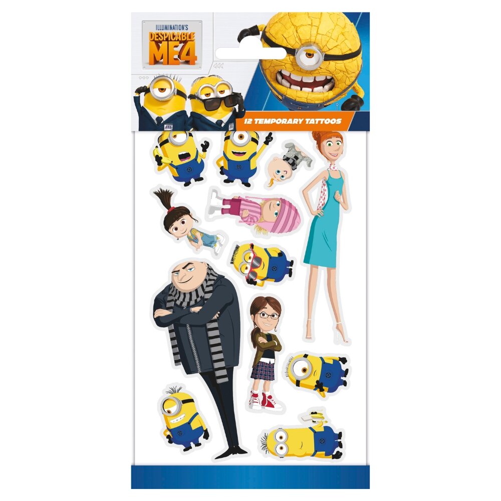 Minions Tattoos 12er-Pack