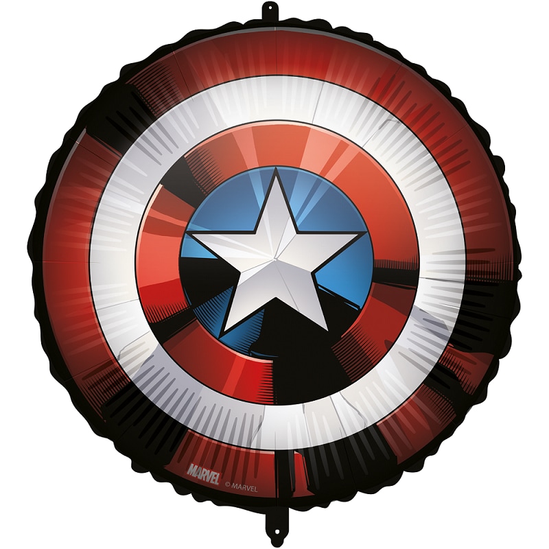 Captain America - Folienballon mit Ballongewicht 46 cm