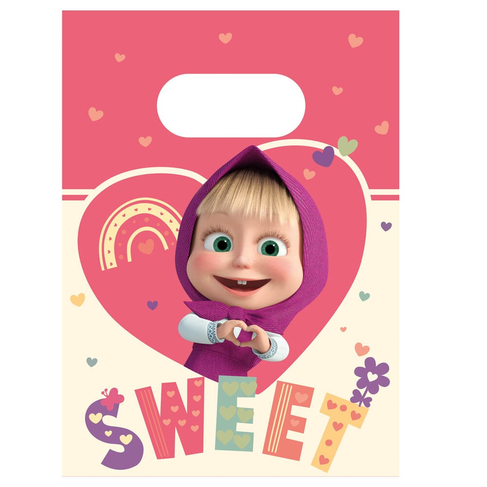 Mascha und der Bär - Geschenktüten aus Papier 4er-Pack