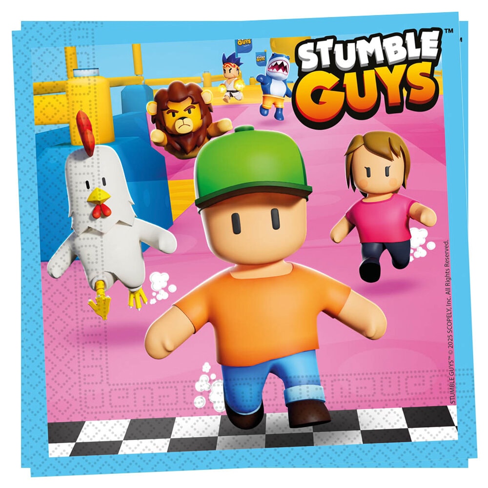 Stumble Guys - Servietten 20er Pack