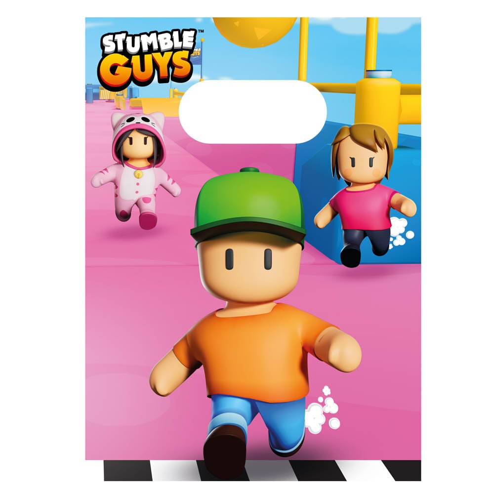 Stumble Guys - Geschenktüten aus Papier 4er-Pack