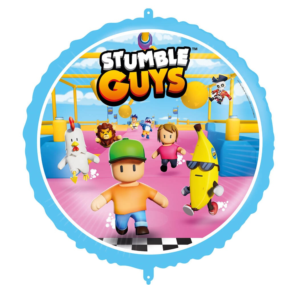 Stumble Guys - Folienballon mit Ballongewicht