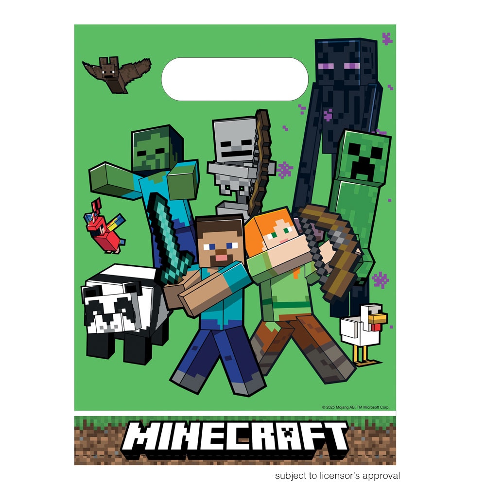 Minecraft Mitgebsel-Tüten 6er-Pack