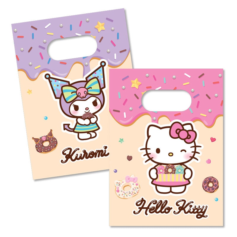 Hello Kitty & Kuromi - Geschenktüten aus Papier 4er-Pack