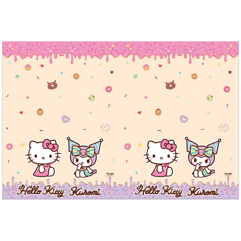 Hello Kitty & Kuromi - Tischdecke 120 x 180 cm