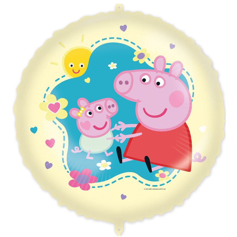 Peppa Wutz Folienballon mit Ballongewicht 46 cm