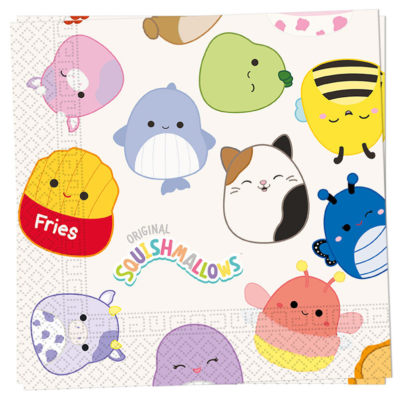 Squishmallows - Servietten 20er Pack