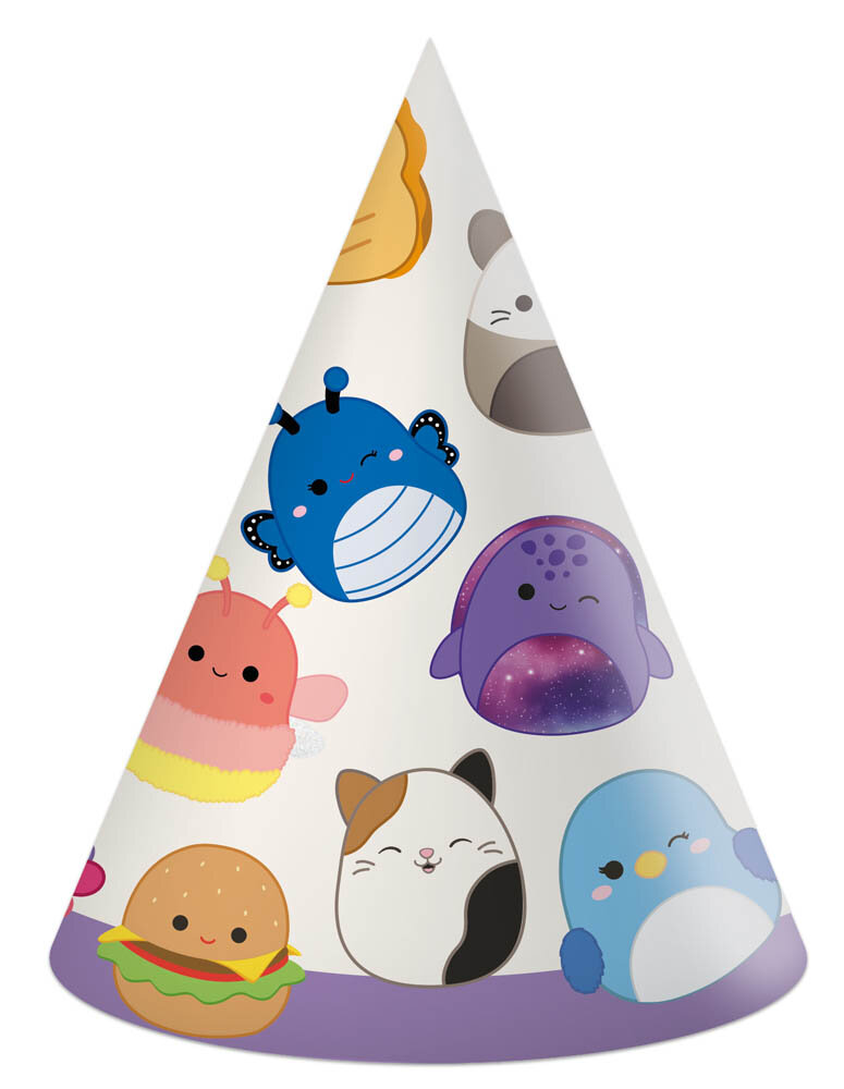 Squishmallows - Partyhüte 6er-Pack