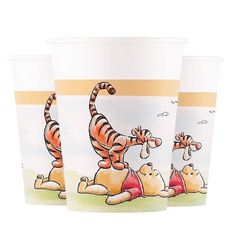 Winnie Puuh Pappbecher 8er-Pack