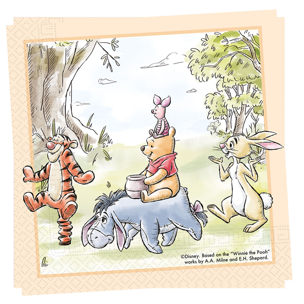 Winnie Puuh Servietten 20er-Pack