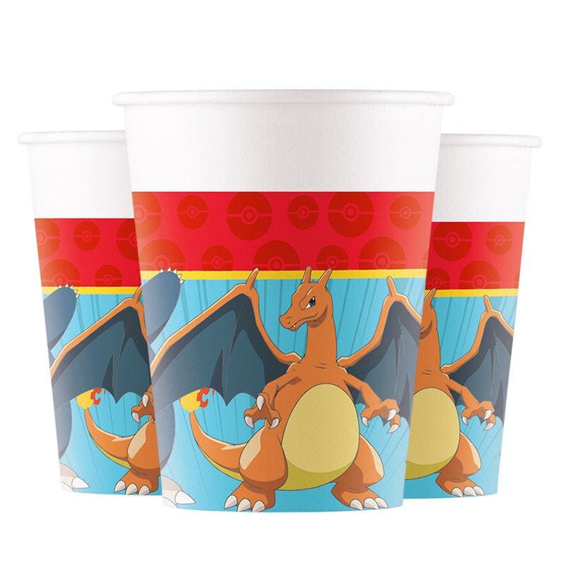 Pokémon - Pappbecher 8er-Pack