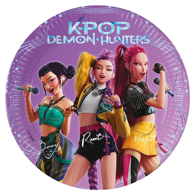 K-Pop Demon Hunters Kuchenteller 8er-Pack