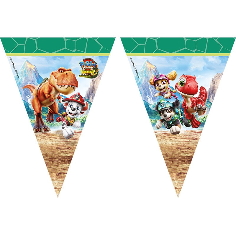 Paw Patrol Dino Movie Wimpelkette aus Papier 230 cm