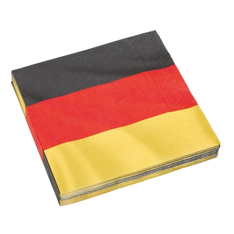 Deutsche Flagge - Servietten 20er Pack
