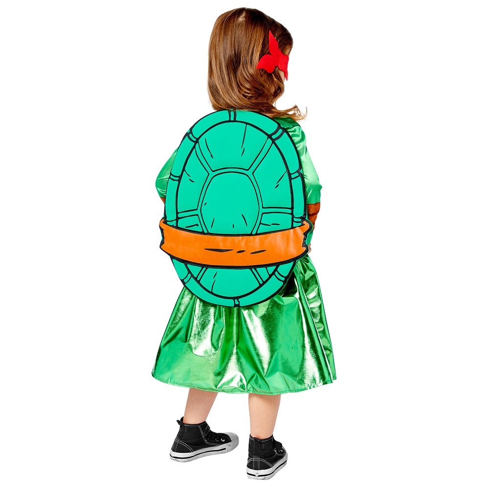 Ninja Turtles Mädchen Kinderkostüm 6-8 Jahre (116-128 cm)