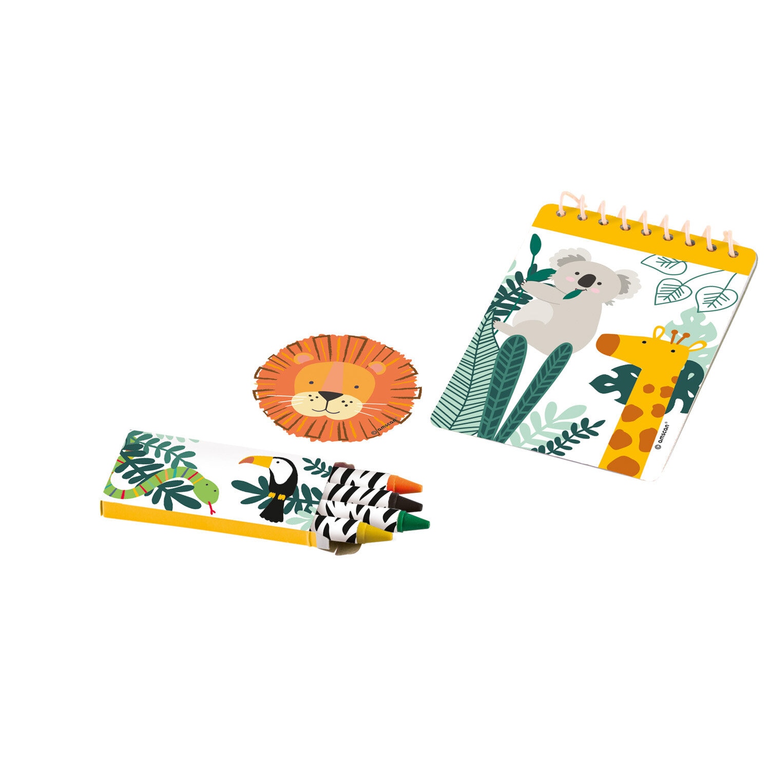 Safari-Tiere, Zeichenset 24er-Pack