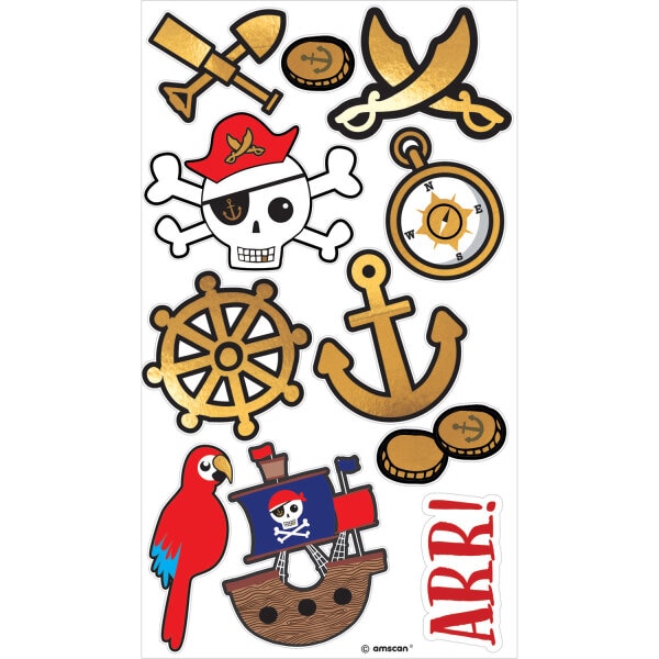 Pirates Map - Tattoos 11er Pack
