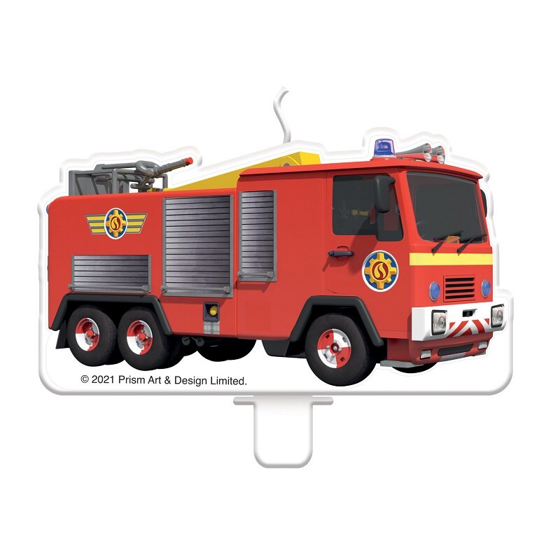Feuerwehrmann Sam - Tortenkerze 9 x 5 cm