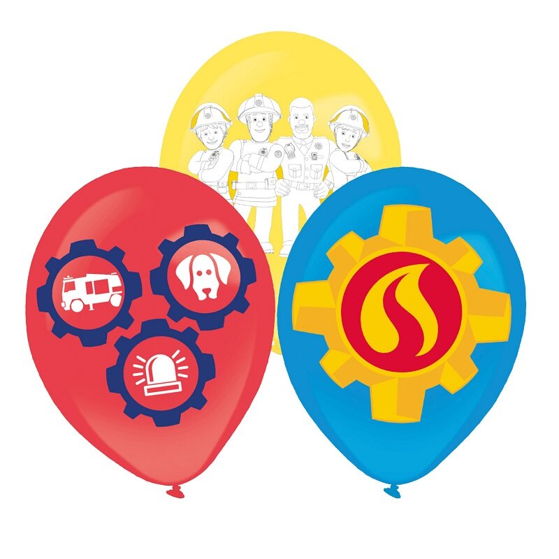 Feuerwehrmann Sam - Luftballons 6er Pack