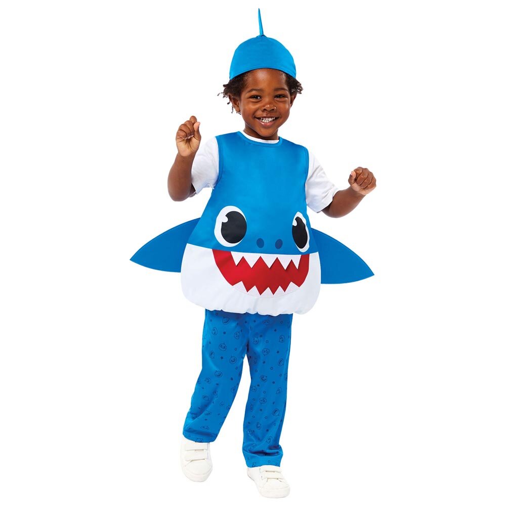 Baby Shark Blau Kinderkostüm 3-4 Jahre